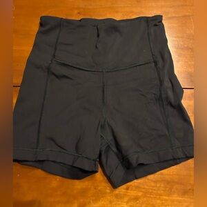 Athleta black ultimate Shortie shorts size xxs